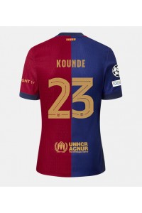 Barcelona Jules Kounde #23 Jalkapallovaatteet Kotipaita 2024-25 Lyhythihainen